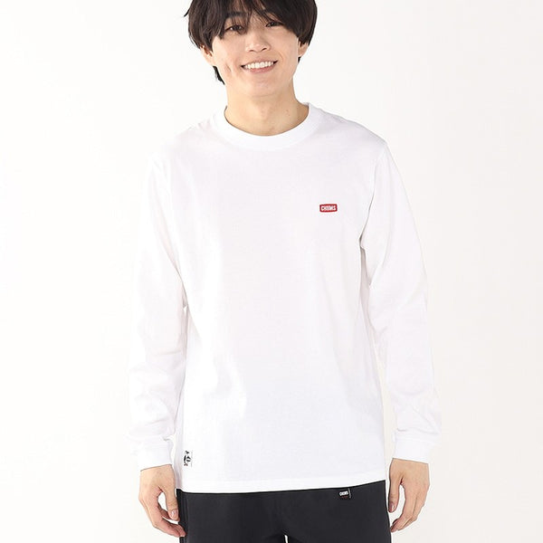 CHUMS ( チャムス ) ブービーロゴロングスリーブTシャツ | ロンT | ロングTシャツ | 長袖 | 長袖Tシャツ | バックプリント | ホワイト | ブラック | CH01-2727 | お出かけ | トップス | アパレル | ちゃむす