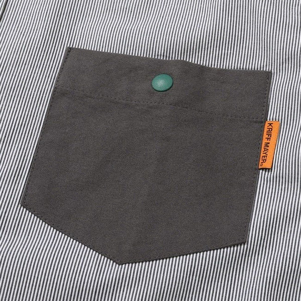 KRIFF MAYER ( クリフメイヤー ) バンドカラー袖リブハッピーシャツ | MENS | 2537000 | 長袖 | シャツ | オシャレ | メンズ | 男性用 | スナップボタン | トップス | インナー | アパレル | 春 | 羽織る | お出かけ | くりふめいやー | カジュアル