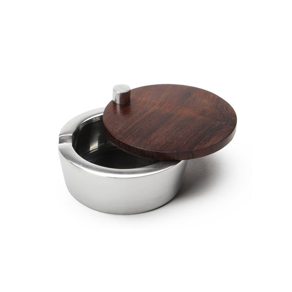 DETAIL ( ディテール ) Aluminium Ashtray "83542" アルミニウム アッシュトレイ "83542" | 灰皿 | シンプル | かっこいい | アルミ製 | フタ付 | ニオイ軽減 | でぃてーる | 喫煙者