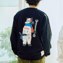 go slow caravan ( ゴースローキャラバン ) 【 NISSAN×go slow caravan 】 超ヘビーUSA/CRALLYメカニック猫ロングスリーブTEE | MENS | メンズ | トップス | ウェア | ロンT | 長袖 | Tシャツ | 綿100％ | 351951 | ごーすろーきゃらばん