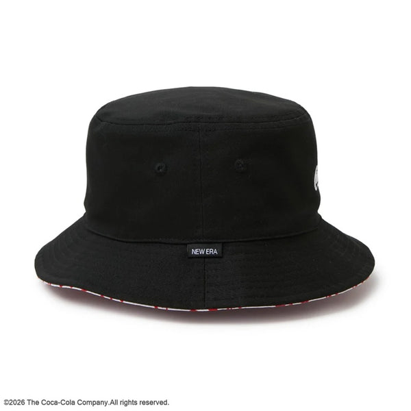 NEW ERA ( ニューエラ ) バケット01 リバーシブル Coca-Cola コカ･コーラ ブラック リバーシブル Coca-Cola コカコーラ バケットハット リバーシブルバケットハット 帽子 ハット 黒 ロゴ 15154783