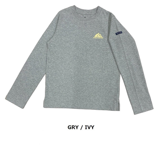 LITTLE RISE × FIELD SEVEN ( リトルライズ × フィールドセブン ) ウィメンズ ぺぐロンT | 長袖 | トップス | Tシャツ | バックプリント | レディース | シンプル | お出かけ | キャンプ | アウトドア
