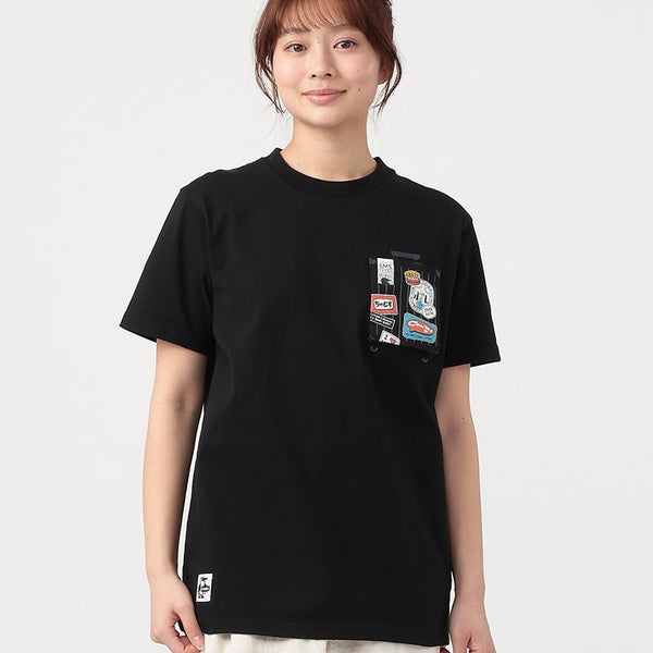 CHUMS ( チャムス ) ブービーロストシティトリップポケットTシャツ | 半袖 | Tシャツ | 半袖Tシャツ | ウェア | 夏服 | アパレル | トップス | オシャレ | バックプリント | コットン | 耐久性 | 型くずれしにくい | CH01-2739 | ちゃむす