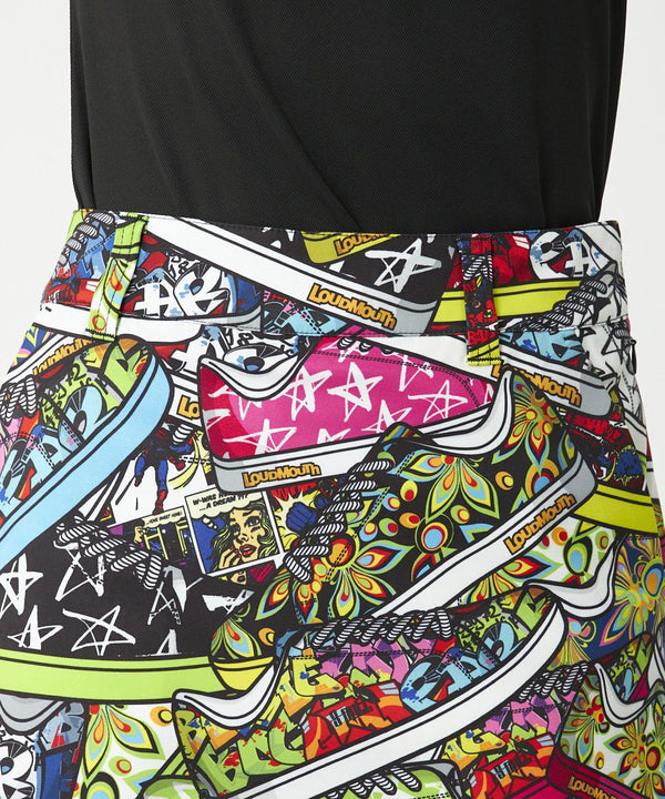【 SALE 】 LOUDMOUTH ( ラウドマウス ) レディース ストレッチツイル 柄スカート | ゴルフ | スカート | 動きやすい | 764355 | 派手 | らうどまうす | 接触冷感 | 夏