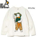 go slow caravan ( ゴースローキャラバン ) PIECLEX モックロディ ファーマークマ ロングスリーブ | MENS | メンズ | トップス | ウェア | ロンT | 長袖 | 長袖Tシャツ | Tシャツ | 抗菌 | 熊 | クマ | くま