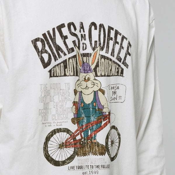 KRIFF MAYER ( クリフメイヤー ) クリフラビットロンT ( 自転車 ) 2517806 | シャツ | ウェア | Tシャツ | 長袖 | 秋服 | 冬服 | メンズ | レディース | ユニセックス | 綿 | プリントT | くりふめいやー | オシャレ