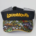 LOUDMOUTH ( ラウドマウス ) ユニセックス サンバイザー | ゴルフ | 軽量 | 日よけ | オシャレ | 派手 | 個性的 | らうどまうす | バイザー | 765901
