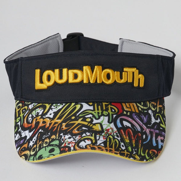 LOUDMOUTH ( ラウドマウス ) ユニセックス サンバイザー | ゴルフ | 軽量 | 日よけ | オシャレ | 派手 | 個性的 | らうどまうす | バイザー | 765901
