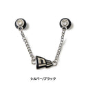 NEW ERA ( ニューエラ ) キャップアクセサリー チェーン Flagロゴ キャップチェーン 帽子アクセサリー キャップカスタム メタルチェーン フラッグロゴ ユニセックス ストリート カジュアル ファッション 14751686 14751685