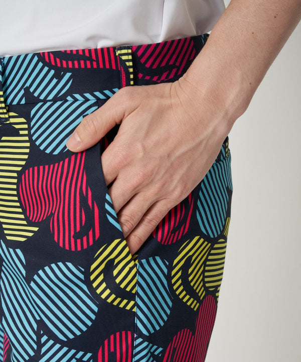 【 SALE 】 LOUDMOUTH ( ラウドマウス ) メンズ ストレッチツイル 柄ショートパンツ | ゴルフ | ウェア | 半ズボン | ハーフパンツ | パンツ | 吸汗速乾 | UV　| ストレッチ | 764305 | らうどまうす
