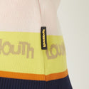 【 SALE 】LOUDMOUTH ( ラウドマウス ) レディース キャップスリーブニット 半袖モックネック | ホワイト | ゴルフ | ゴルフウェア | トップス | オシャレ | 可愛い | 派手 | ポリエステル | 動きやすい | 763651 | らうどまうす