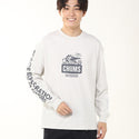 CHUMS ( チャムス ) スペースブービーブラッシュドロングスリーブTシャツ | ロンT | ロングTシャツ | 長袖 | ウェア | トップス | 宇宙 | オーバーサイズ | コットン | プリントT | オシャレ | お出かけ | CH01-2633 | ちゃむす