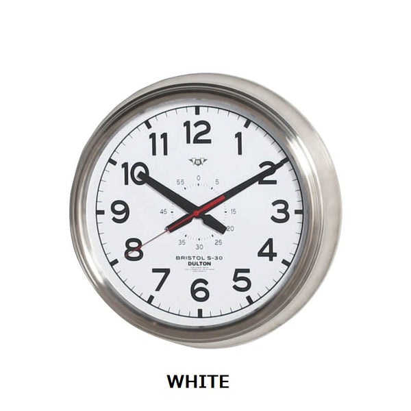 DULTON ( ダルトン ) WALL CLOCK "BRISTOL" S-30 ウォール クロック "ブリストル" S-30 | 時計 | 掛け時計 | インテリア | シンプル | オシャレ | 無音に近い | K725-925 | だるとん