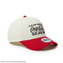 NEW ERA ( ニューエラ ) 9FORTY Coca-Cola コカコーラ クロームホワイト スカーレット キャップ 帽子 メンズ レディース 男女兼用 ベースボールキャップ コカ・コーラ ロゴ カジュアル ストリート 15154814