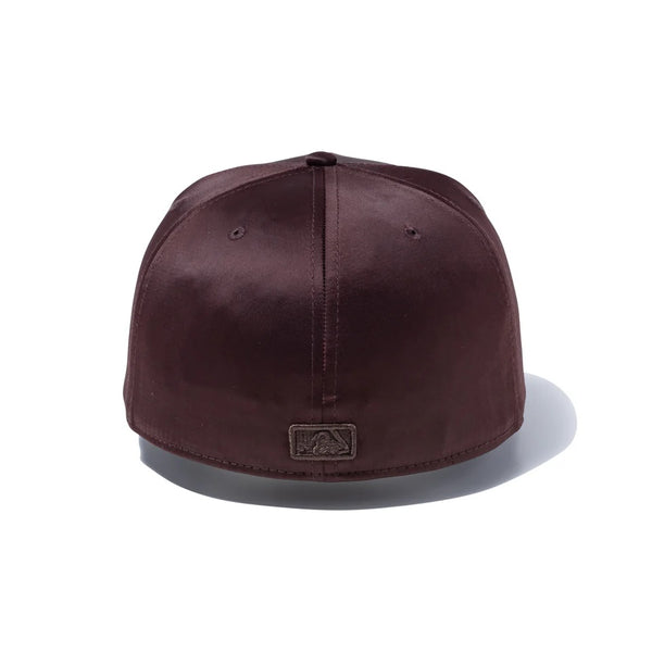 NEW ERA ( ニューエラ ) 59FIFTY Valentine's Day サテン ニューヨーク・ヤンキース ダークブラウン | キャップ | 帽子 | レジャー | バレンタイン | 茶色 | オシャレ | お出かけ | アウトドア | キャンプ | 14908298 | にゅーえら