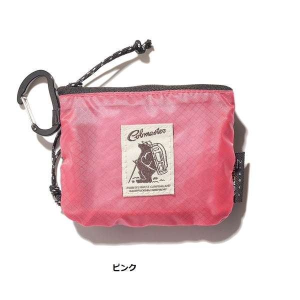 COBMASTER ( コブマスター ) COB CR FLAT POUCH ポーチ | 撥水 | シンプル | コンパクト | 2ポケット | コインケース | 財布 | ミニ | 軽量 | ナイロン | アウトドア | フェス | 旅行 | キャンプ | 登山