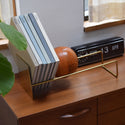 DETAIL ( ディテール ) Slope Bookend " Gold "スロープブックエンド " ゴールド " | 無垢材 | ボール フレーム | 本を飾る | 本立て | 木製ボール | オシャレ | シンプル | 存在感 | H0091GD | でぃてーる
