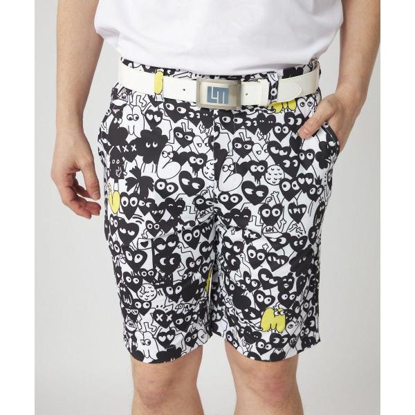 LOUDMOUTH ( ラウドマウス ) メンズ ECOベントメッシュ 柄ショートパンツ | ハーフパンツ | パンツ | ゴルフ | ウェア | ゴルフウェア | 派手 | 吸汗速乾 | UV | 接触冷感 | 遮熱 | ストレッチ | 765303