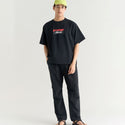 NANGA ( ナンガ ) ECO HYBRID BOX LOGO LOOSE FIT TEE UNISEX エコハイブリッドボックスロゴルーズフィットティー | 半袖シャツ | シャツ | シンプル | ロゴ | 夏服 | ゆったり | 定番 | なんが