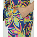 【 SALE 】 LOUDMOUTH ( ラウドマウス ) レディース ワンピース プレミアムカノコ素材 | シャガデリックブルー  | 吸汗速乾 | UV | 接触冷感 | ゴルフ | ゴルフウェア | 夏 | 涼しい | 派手 | 763658 | らうどまうす