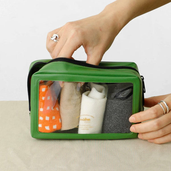 HIGHTIDE ( ハイタイド ) パッキングポーチ S | ポーチ | 透明窓 | シンプル | アウトドア | 旅行 | キャンプ | レジャー | 収納 | 小物入れ | 化粧ポーチ | ネーエ | プレゼント | ギフト | GB247 | はいたいど | PVC