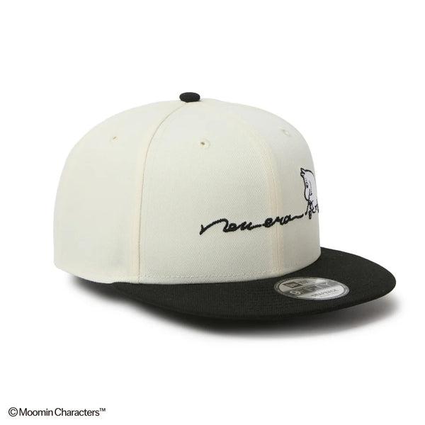 NEW ERA ( ニューエラ ) 9FIFTY Moomin Drawing ムーミン クロームホワイト/ブラック キャップ 帽子 コラボ スナップバック 9FIFTY メンズ レディース ユニセックス 男女兼用 カジュアル おしゃれ 15154790