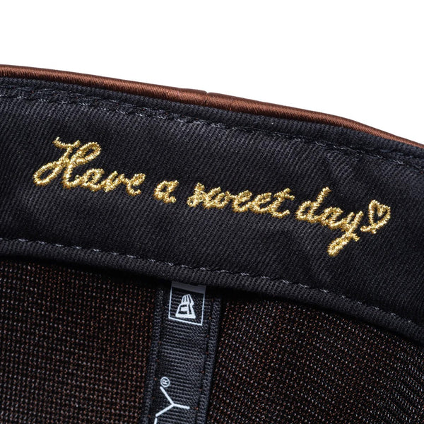 NEW ERA ( ニューエラ ) 59FIFTY Valentine's Day サテン ロサンゼルス・ドジャース ブラウン | 帽子 | キャップ | 茶色 | バレンタイン | プレゼント | ギフト | フラットバイザー | ポリエステル | レジャー | お出かけ | 14908300 | にゅーえら