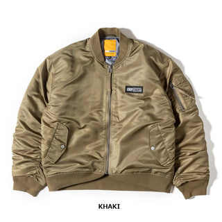 GRIP SWANY ( グリップスワニー ) 【 GSMJ-057 】 WATER REPELLENT FLIGHT JACKET | ジャケット | 上着 | アウター | フライトジャケット | かっこいい | ロゴ | アウトドア | お出かけ | レジャー | キャンプ | ぐりっぷすわにー