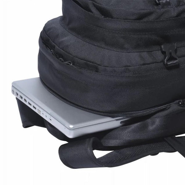 NEW ERA ( ニューエラ ) キャリアパック 35L プリントロゴ ブラック × ホワイト | リュック | バックパック | デイパック | アウトドア | キャンプ | 通勤 | 通学 | サイドポケット | 収納ポケット | にゅーえら | 14521347 | 登山