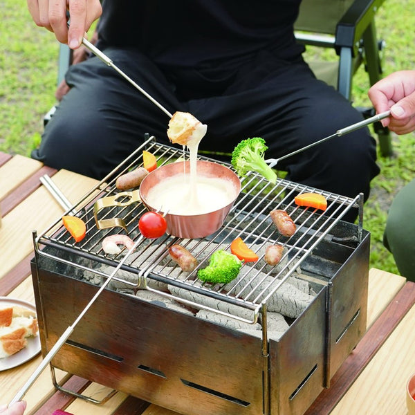 belmont ( ベルモント ) フィールドスキュアー I | BBQ | バーベキュー | アウトドア | キャンプ | コンパクト | BM-434 | ステンレス | 軽い | 軽量 | 大人数 | ファミリーキャンプ | 串 | べるもんと