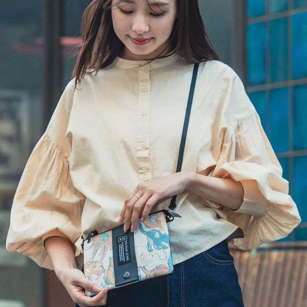 KiU ( キウ ) エチケットポーチ 2ND | 防水 | 撥水 | サコッシュ | ショルダーバッグ | スマホ | ポケット | 肩紐取り外し | おしゃれ | アウトドア | ユニセックス | メンズ | レディース | 男女兼用 | K445-622 | きう