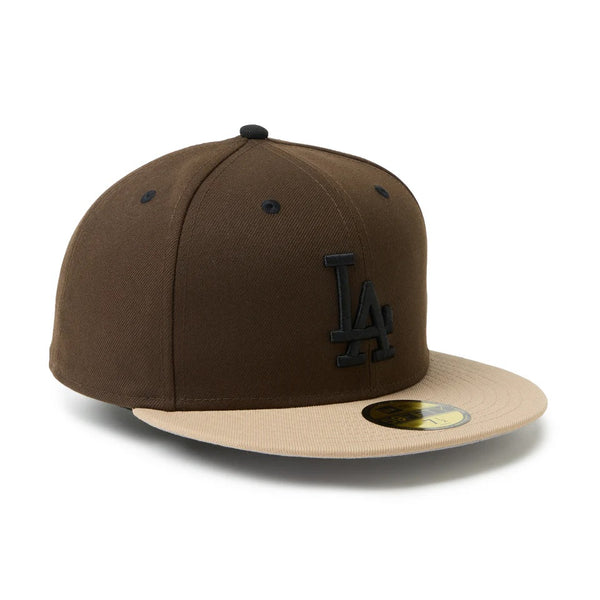 NEW ERA ( ニューエラ ) 59FIFTY powered by GORO ( min-nano ) ロサンゼルス・ドジャース ウォルナット/キャメル | 帽子 | キャップ | フラットバイザー | ユニセックス | 14880417 | にゅーえら