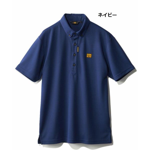 LOUDMOUTH ( ラウドマウス ) メンズ マットカノコ 無地半袖シャツ | シャツ | 半袖 | ゴルフ | ゴルフウェア | ウェア | マット | ポリエステル | シンプル | ロゴ | 無地 | 汎用 | 764601
