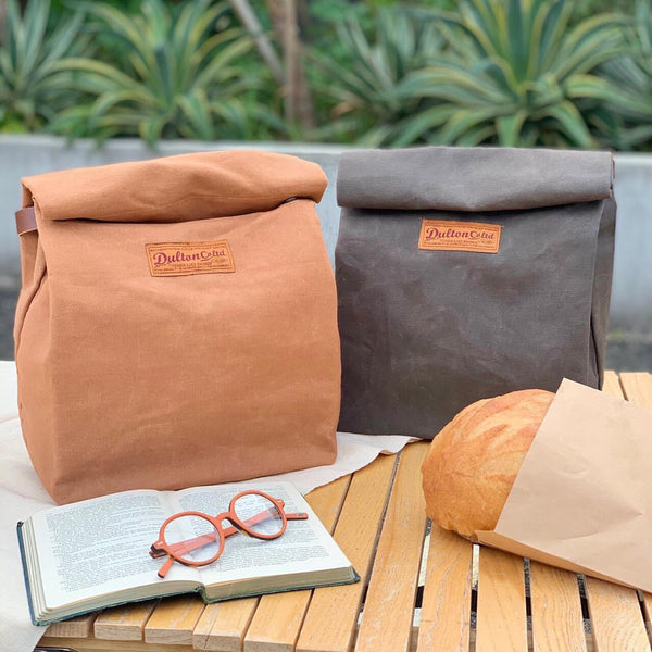 DULTON ( ダルトン ) WAX CANVAS LUNCH BAG ワックス キャンバス ランチ バッグ | ランチバッグ | アウトドア | キャンプ | ピクニック | 弁当入れ | 保温 | 保冷 | BBQ | デイキャンプ | Y959-1265 | だるとん