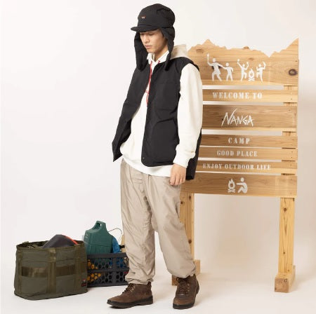 NANGA(ナンガ）TAKIBI RIPSTOP INNER DOWN VEST/タキビリップストップインナーダウンベスト（メンズ）
