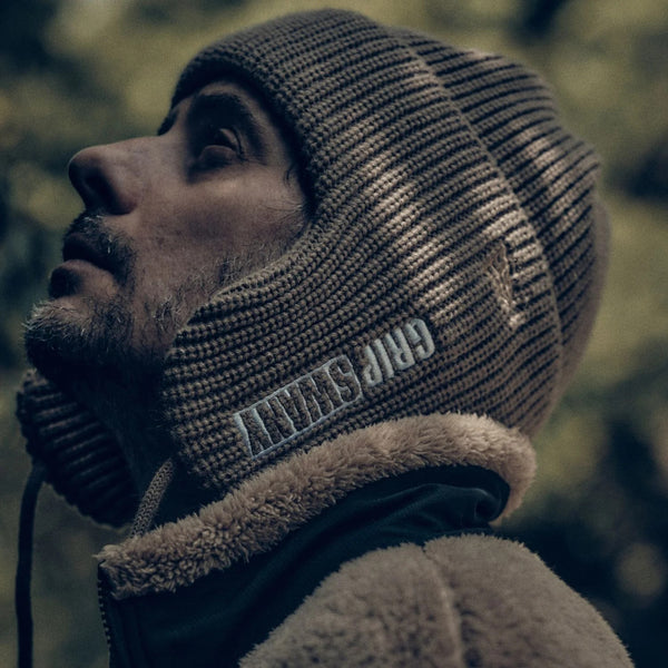 GRIP SWANY ( グリップスワニー ) NEW ERA KNIT TRAPPER ニューエラ 帽子 ニット帽 ニット ニット帽子 コラボ おしゃれ 秋冬 ニットキャップ メンズ レディース ユニセックス シンプル デイリー