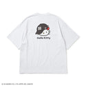 NEW ERA ( ニューエラ ) 半袖 オーバーサイズド コットン Tシャツ HELLO KITTY キャップ | シャツ | 半袖シャツ | ブラック | ホワイト | キティちゃん | ハローキティ | コラボ | 14348709 | 14348710 | にゅーえら | 夏服