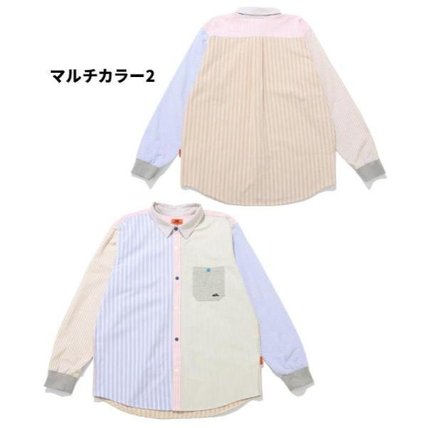 KRIFF MAYER ( クリフメイヤー ) 袖リブハッピーシャツ | MENS | 2536301 | 長袖シャツ | 長袖 | ウェア | メンズ | 春 | ストライプ | チェック | トップス | インナー | アウトドア | お出かけ | 胸ポケット | くりふめいやー | カジュアル