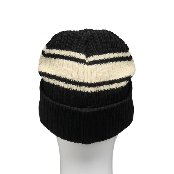 ’47 ( フォーティーセブン ) ’47 カフニット ニューヨーク・ヤンキース Harbor Stripe ブラック | 帽子 | ニット帽 | 防寒 | オシャレ | ボーダー | 可愛い | 14858322 | アクリル | レジャー | お出かけ | アウトドア