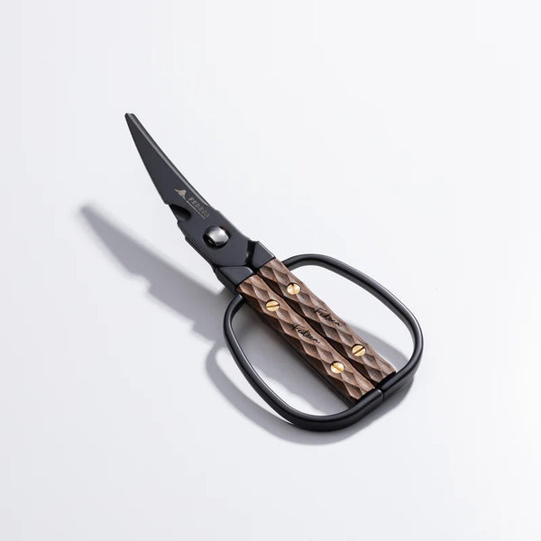 FEDECA ( フェデカ ) キッチンハサミ | ハサミ | キッチン用品 | ウッドハンドル | ステンレス | カーブ | 引き切り | 分解  | 水洗い | 耐水 | アウトドア | キャンプ | かっこいい | プレゼント
