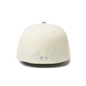 NEW ERA ( ニューエラ ) 59FIFTY MLB 2-Tone ロサンゼルス・ドジャース クロームホワイト/グレー キャップ 帽子 MLB メジャーリーグ ベースボール ドジャース LA Dodgers メンズ レディース ユニセックス フィッテッドキャップ 2トーン カジュアル ストリート 15137384