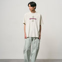GRAMICCI ( グラミチ ) ボーンTシャツピグメントダイ Tシャツ 半袖Tシャツ カットソー クルーネック ユニセックス トップス コットン ピグメントダイ ヴィンテージライク 古着風 カジュアル アウトドア キャンプ レジャー タウンユース 春夏 グラミチTシャツ G6FM-T100