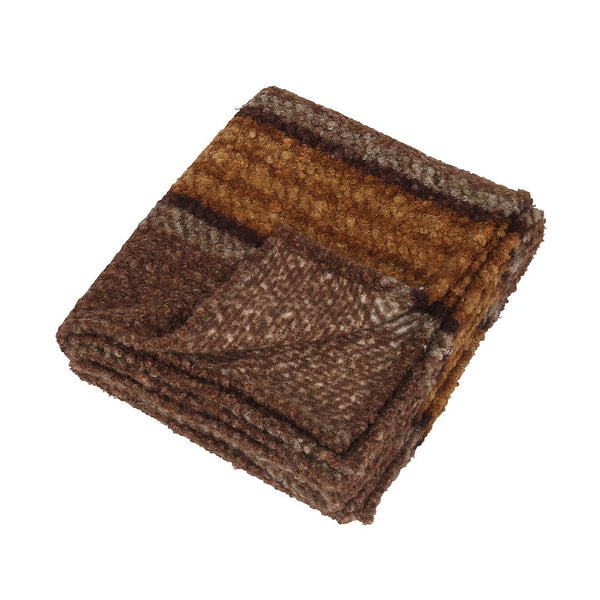 DULTON ( ダルトン ) BLANKET ブランケット | ブラウン | ベージュ | 冬 | ストライプ柄 | リビング | ソファ | アウトドア | キャンプ | クルマ | 車 | ホリデーシーズン | 羽織り | ひざ掛け | 防寒 | 冬小物 | CMG-0952 | だるとん