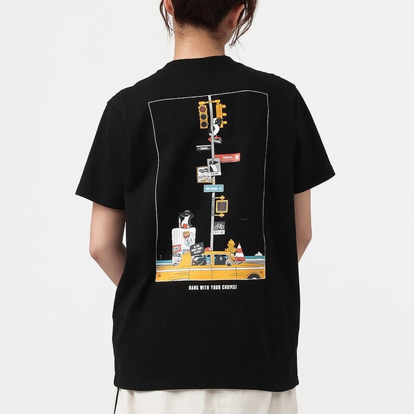 CHUMS ( チャムス ) ブービーロストシティトリップポケットTシャツ | 半袖 | Tシャツ | 半袖Tシャツ | ウェア | 夏服 | アパレル | トップス | オシャレ | バックプリント | コットン | 耐久性 | 型くずれしにくい | CH01-2739 | ちゃむす
