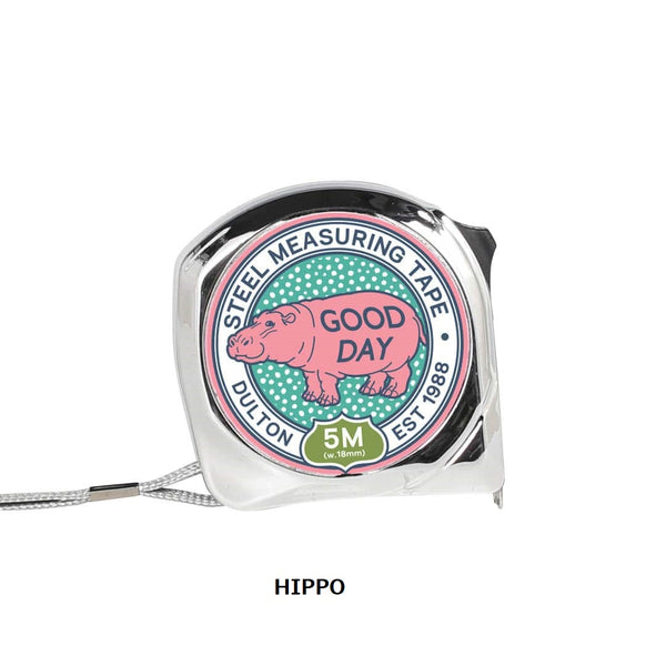 DULTON ( ダルトン ) MEASURE TAPE メジャーテープ | 計測 | 測る | 5メートル | カメ | カバ | スケール | プレゼント | ギフト | DIY | GM-0903 | だるとん | メジャー