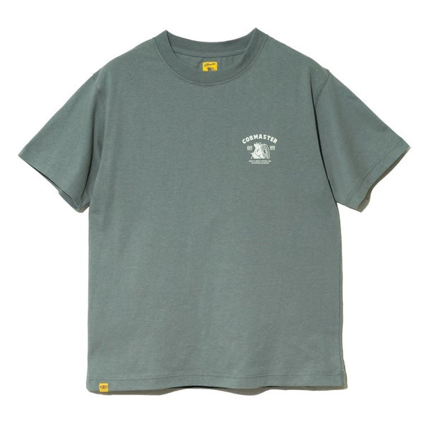 COBMASTER コブマスター 吸水速乾 抗菌防臭 ベーシック Tシャツ 半袖 メンズ スタンダードロゴ クルーネック 綿100% アウトドア キャンプ カジュアル スポーツ 春 夏 UV対策 インナー トップス