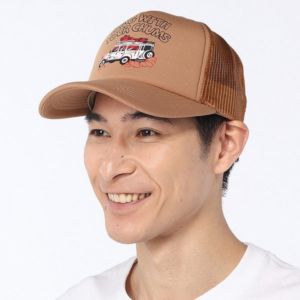 CHUMS ( チャムス ) チャムストラッカーキャップ | 帽子 | キャップ | サイズ調整 | アウトドア | キャンプ | 日よけ | シンプル | メッシュ | 涼しい | スポーツ観戦 | フェス | お出かけ | オシャレ | CH05-1466 | ちゃむす | ユニセックス