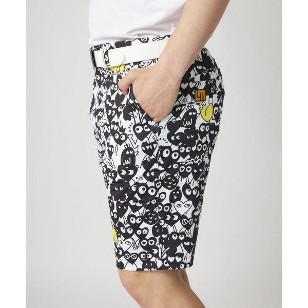 LOUDMOUTH ( ラウドマウス ) メンズ ECOベントメッシュ 柄ショートパンツ | ハーフパンツ | パンツ | ゴルフ | ウェア | ゴルフウェア | 派手 | 吸汗速乾 | UV | 接触冷感 | 遮熱 | ストレッチ | 765303