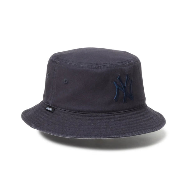 NEW ERA ( ニューエラ ) バケット01 リバーシブル MLB Bucket Hat ニューヨーク・ヤンキース ネイビー / ダークグラファイト | ハット | 帽子 | 日よけ | コットン | ユニセックス | アウトドア | お出かけ | オシャレ | キャンプ | 14744770 | にゅーえら