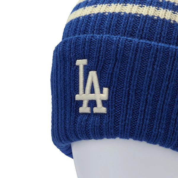 ’47 ( フォーティーセブン ) ’47 カフニット ロサンゼルス・ドジャース Harbor Stripe ロイヤルブルー | 帽子 | ニット帽 | 防寒 | 冬 | 青色 | 暖かい | アクリル | ニットキャップ | オシャレ | 14858313